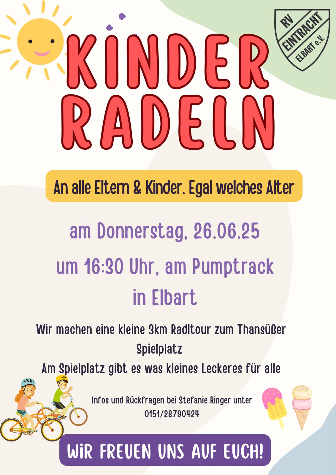 Kinder Radeln