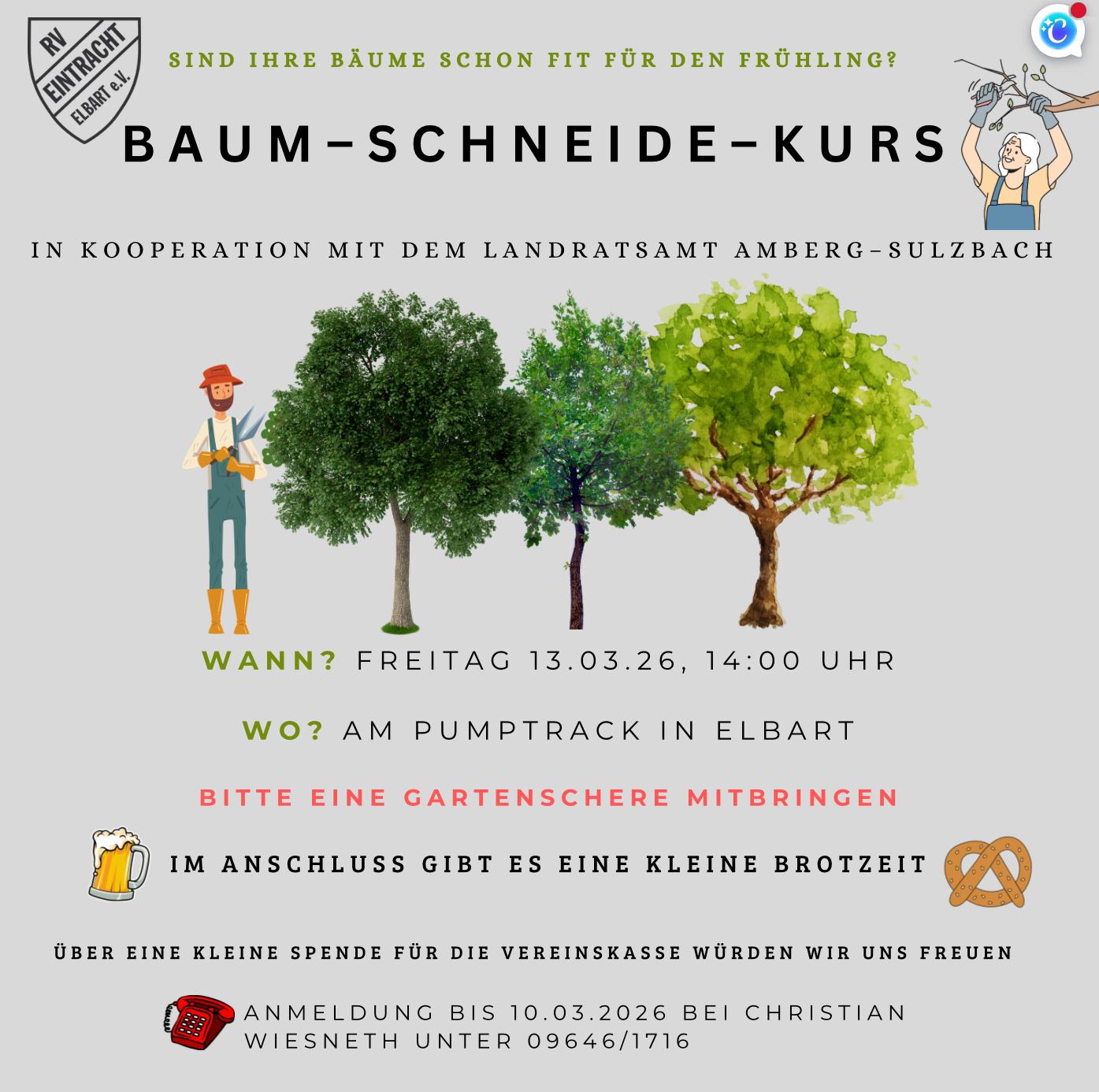 Baumschneidekurs in Elbart